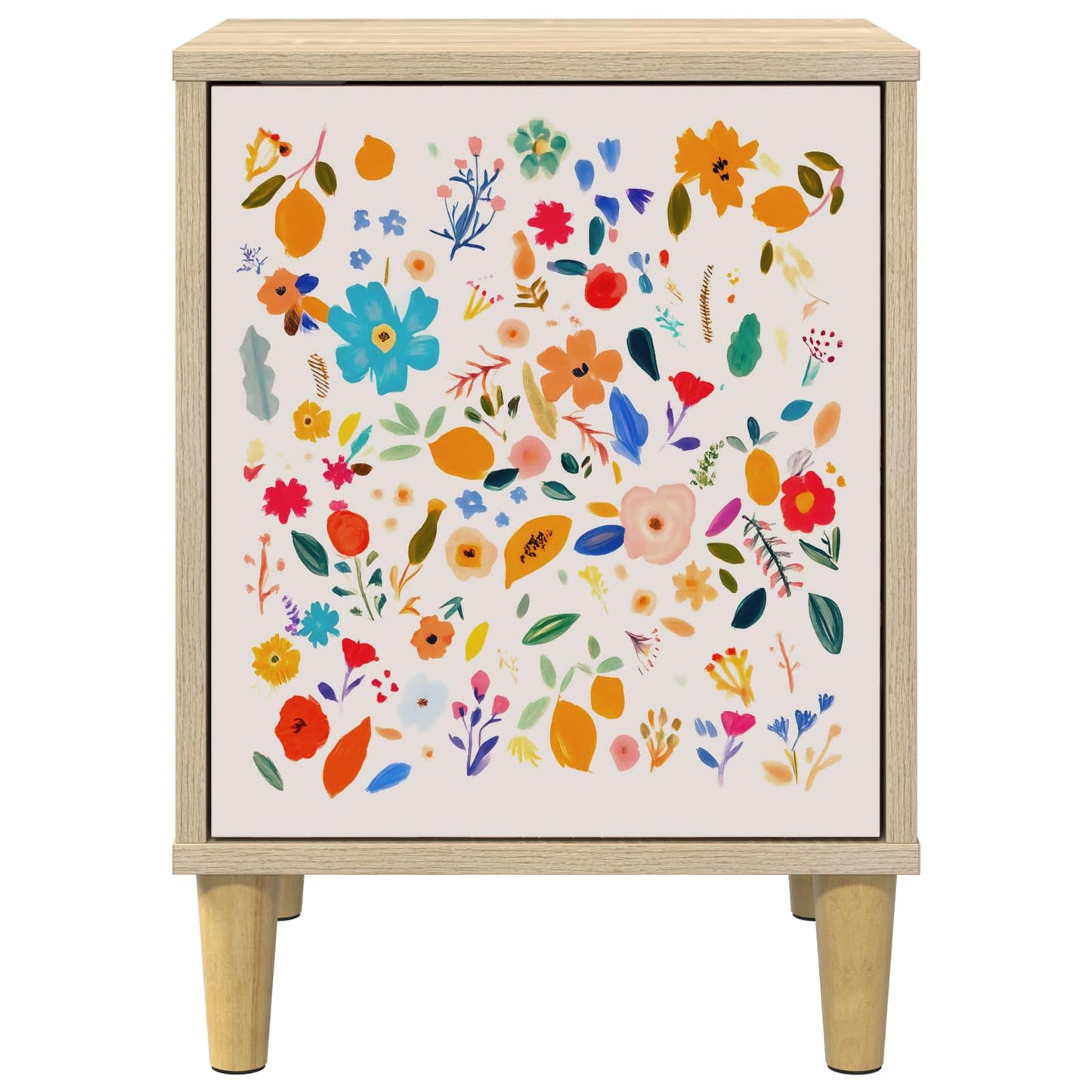 vidaXL Bedside Cabinet MAINZ Sonoma Oak 36 x 33 x 50 cm