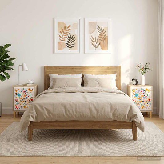 vidaXL Bedside Cabinet MAINZ 2 pcs Sonoma Oak 36 x 33 x 50 cm