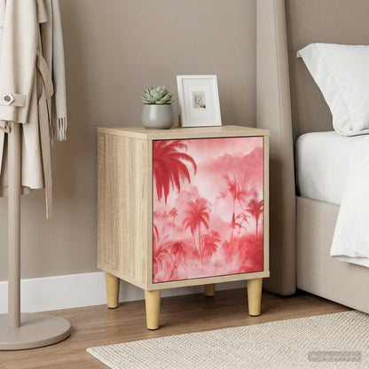 vidaXL Bedside Cabinet AACHEN Sonoma Oak 36 x 33 x 50 cm