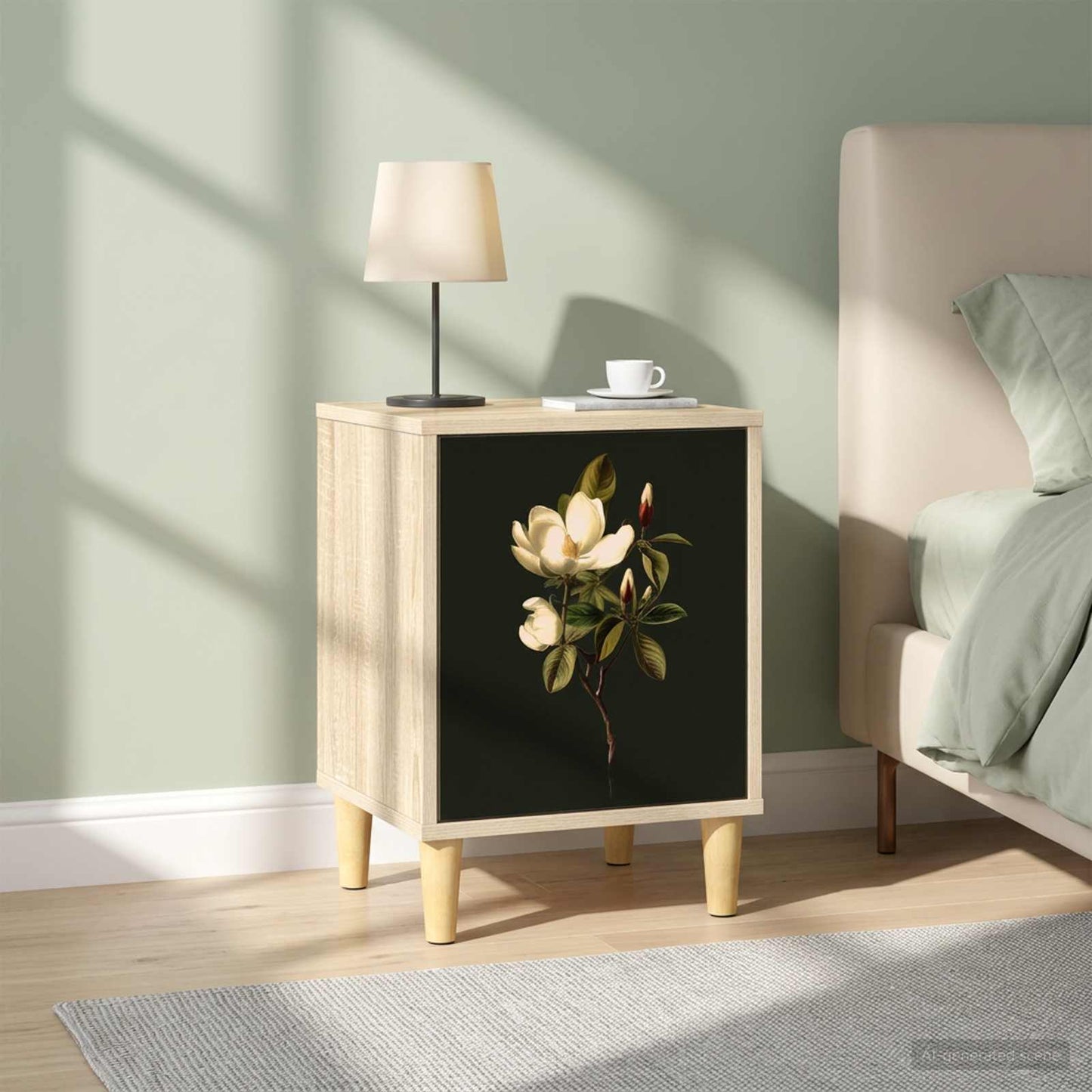 vidaXL Bedside Cabinet BREMEN 2 pcs Sonoma Oak 36 x 33 x 50 cm