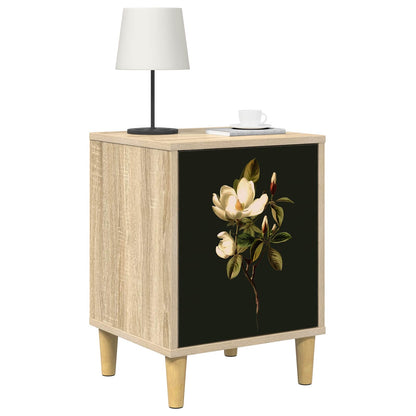 vidaXL Bedside Cabinet BREMEN 2 pcs Sonoma Oak 36 x 33 x 50 cm
