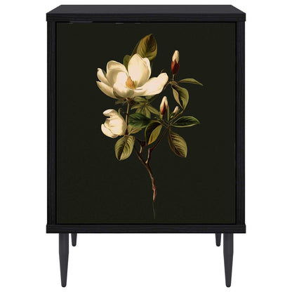 vidaXL Bedside Cabinet BREMEN Black Oak 36 x 33 x 51 cm