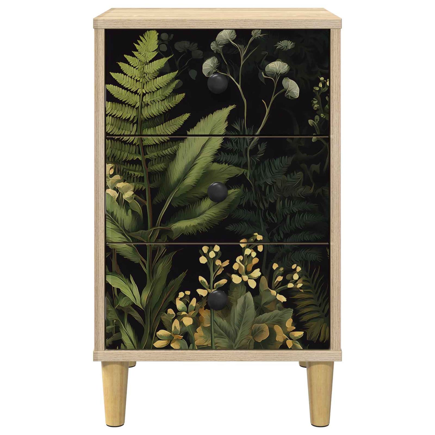 vidaXL Bedside Cabinet RHENEN Sonoma Oak 36 x 33 x 60 cm