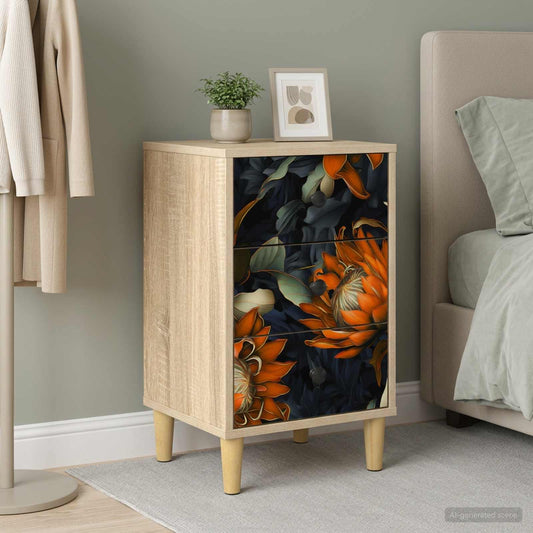 vidaXL Bedside Cabinet LOCHEM Sonoma Oak 36 x 33 x 60 cm