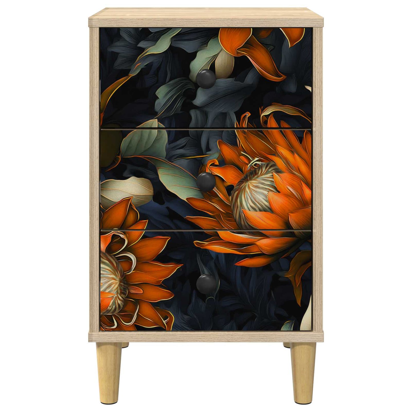 vidaXL Bedside Cabinet LOCHEM Sonoma Oak 36 x 33 x 60 cm