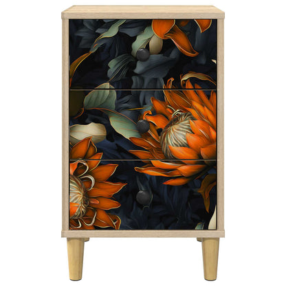 vidaXL Bedside Cabinet LOCHEM Sonoma Oak 36 x 33 x 60 cm