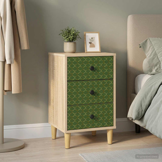vidaXL Bedside Cabinet GELEEN Sonoma Oak 36 x 33 x 60 cm