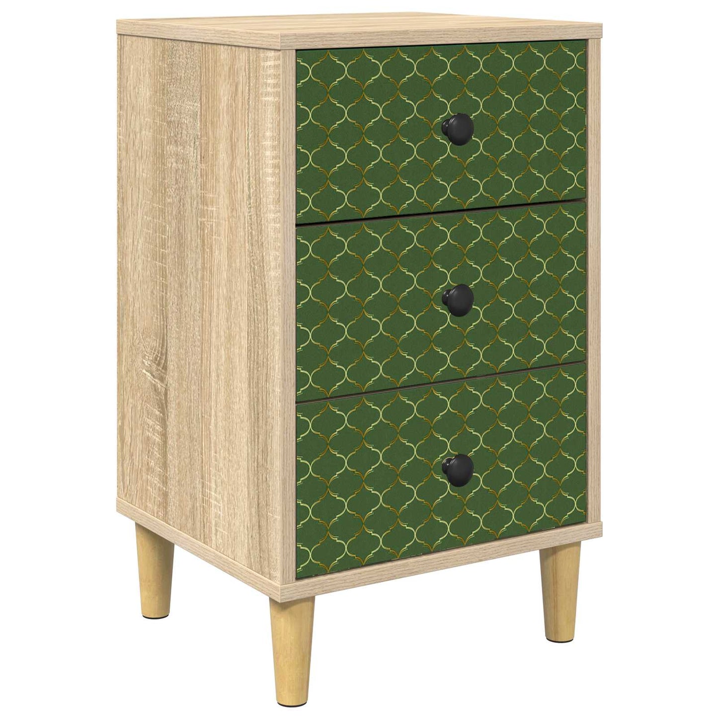 vidaXL Bedside Cabinet GELEEN Sonoma Oak 36 x 33 x 60 cm