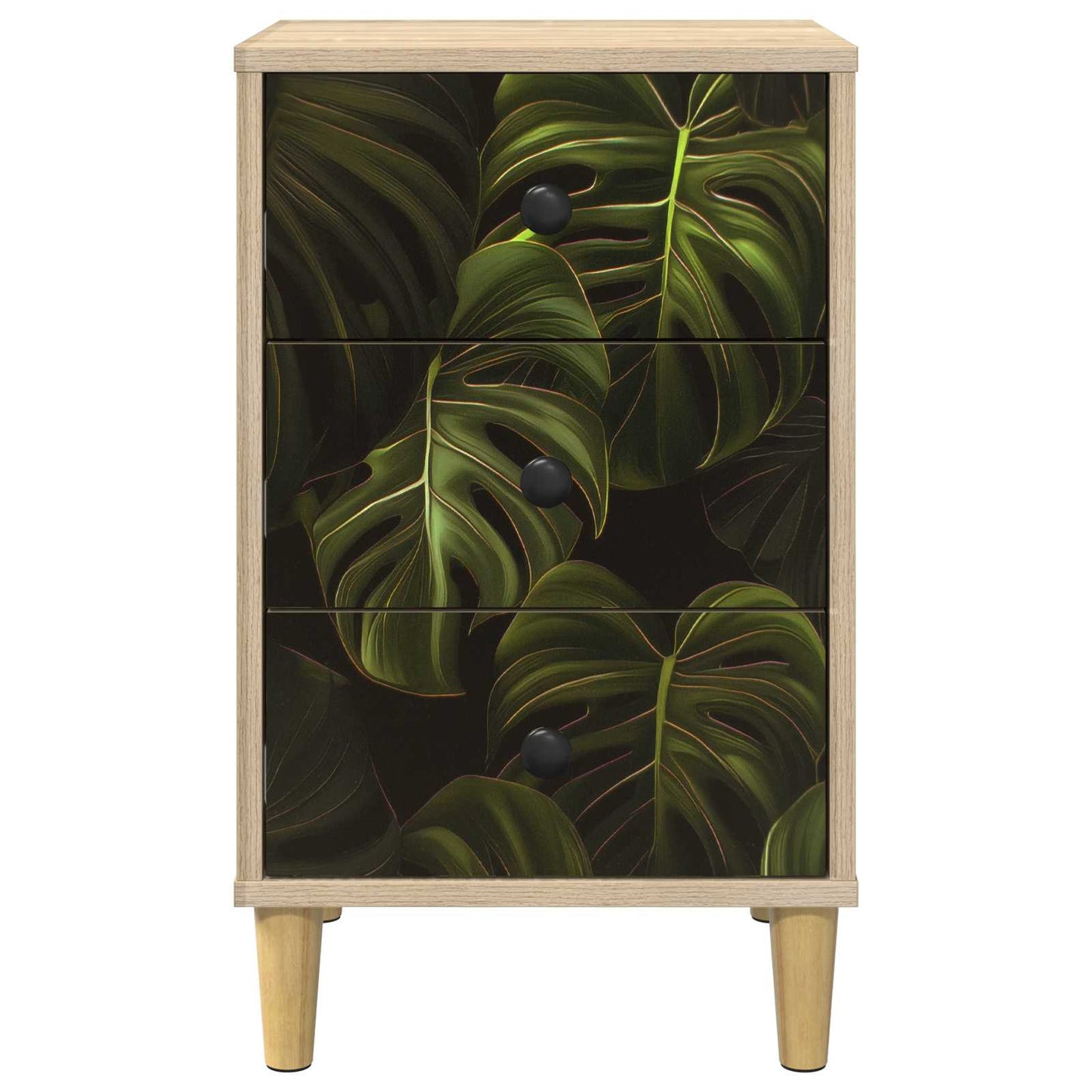 vidaXL Bedside Cabinet ELBURG Sonoma Oak 36 x 33 x 60 cm