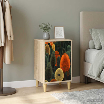 vidaXL Bedside Cabinet ZAANDAM Sonoma Oak 36 x 33 x 60 cm