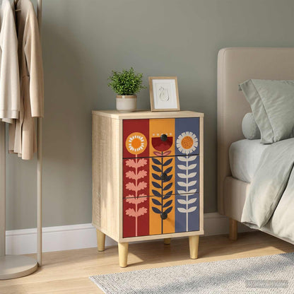 vidaXL Bedside Cabinet ESSEN Sonoma Oak 36 x 33 x 60 cm