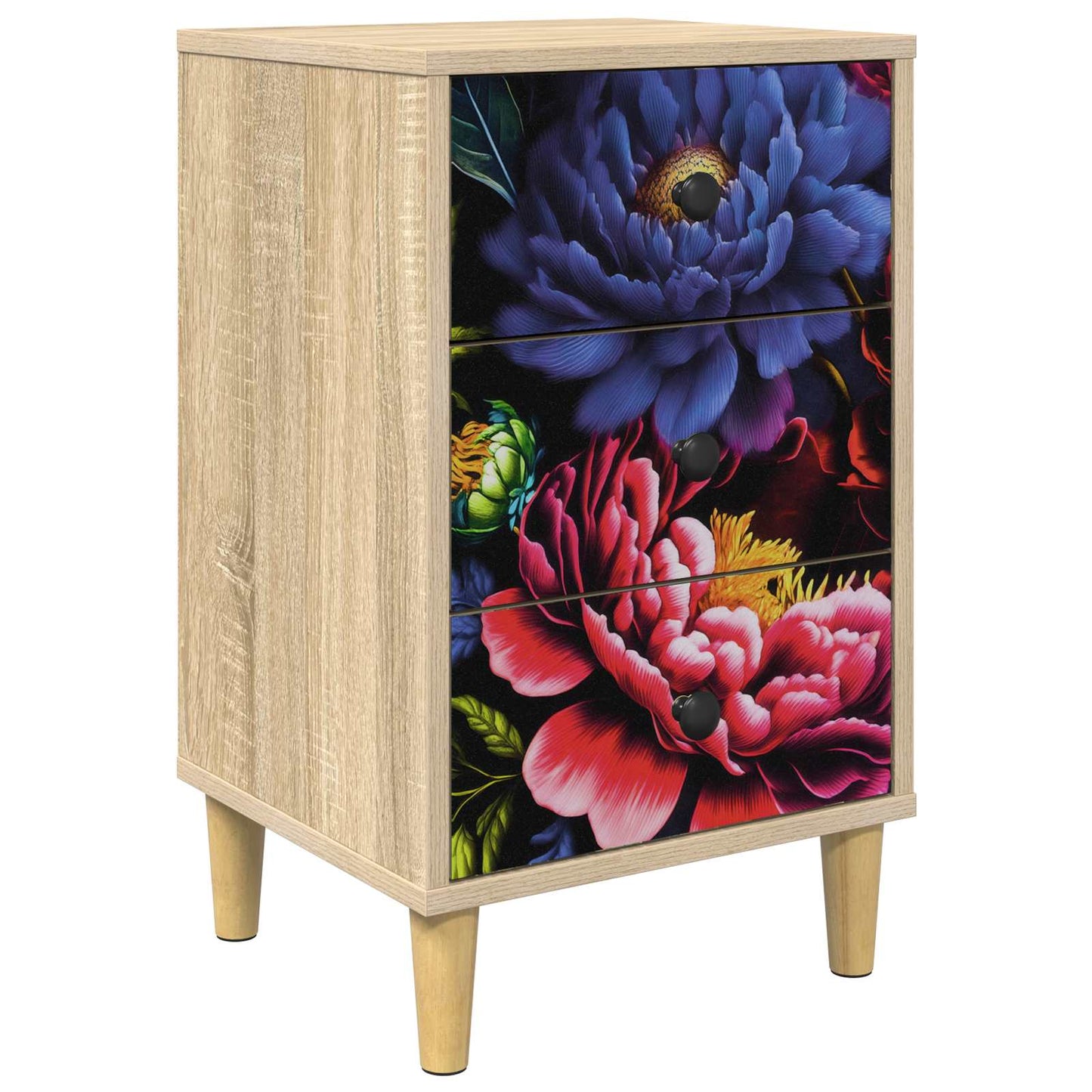 vidaXL Bedside Cabinet KIEL Sonoma Oak 36 x 33 x 60 cm Engineered Wood