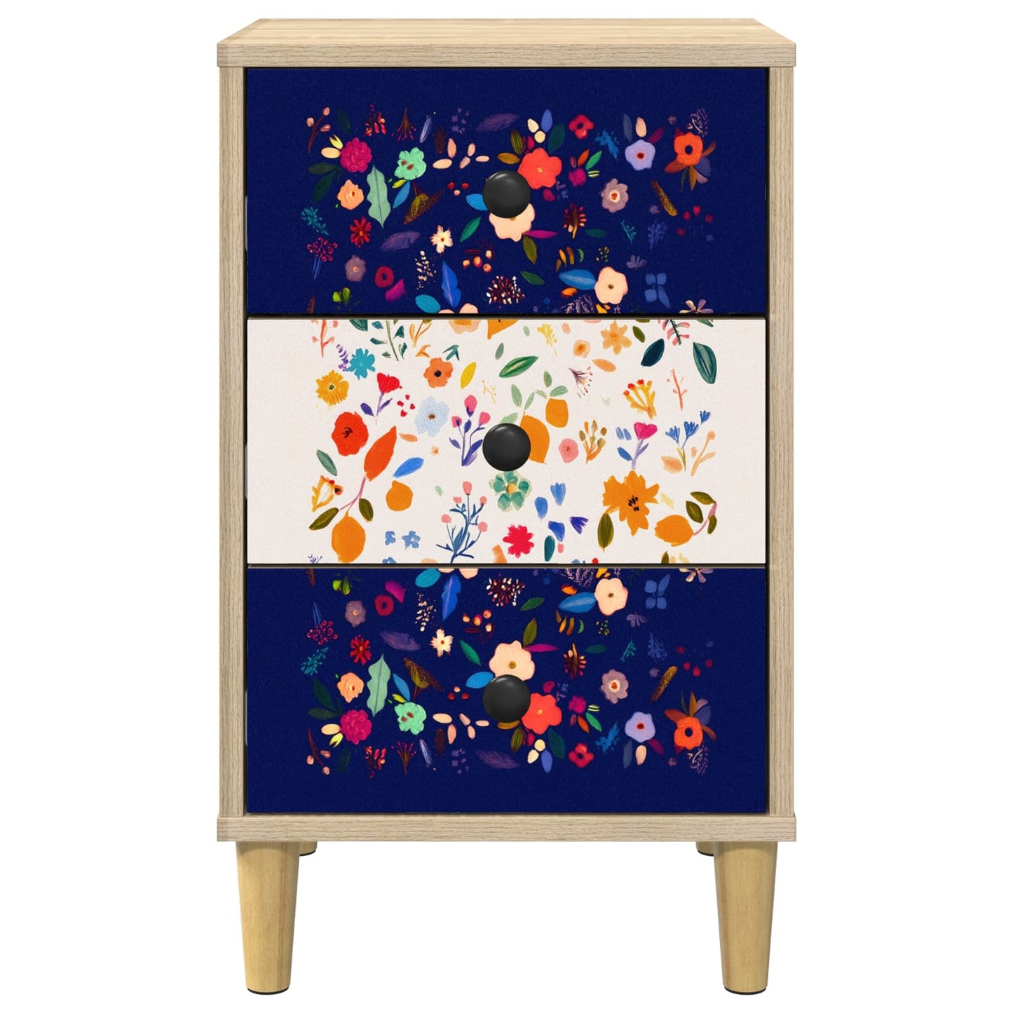 vidaXL Bedside Cabinet MAINZ Sonoma Oak 36 x 33 x 60 cm