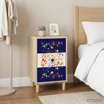 vidaXL Bedside Cabinet MAINZ 2 pcs Sonoma Oak 36 x 33 x 60 cm