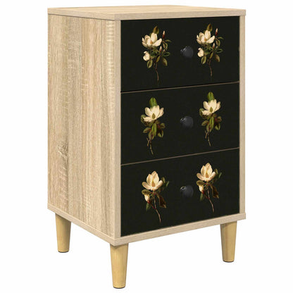vidaXL Bedside Cabinet BREMEN Sonoma Oak 36 x 33 x 60 cm