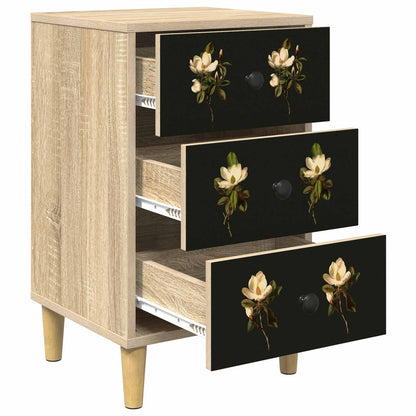 vidaXL Bedside Cabinet BREMEN Sonoma Oak 36 x 33 x 60 cm