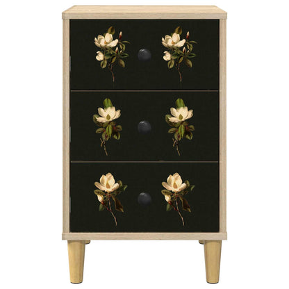 vidaXL Bedside Cabinet BREMEN Sonoma Oak 36 x 33 x 60 cm