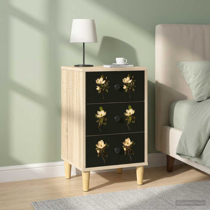 vidaXL Bedside Cabinet BREMEN 2 pcs Sonoma Oak 36 x 33 x 60 cm