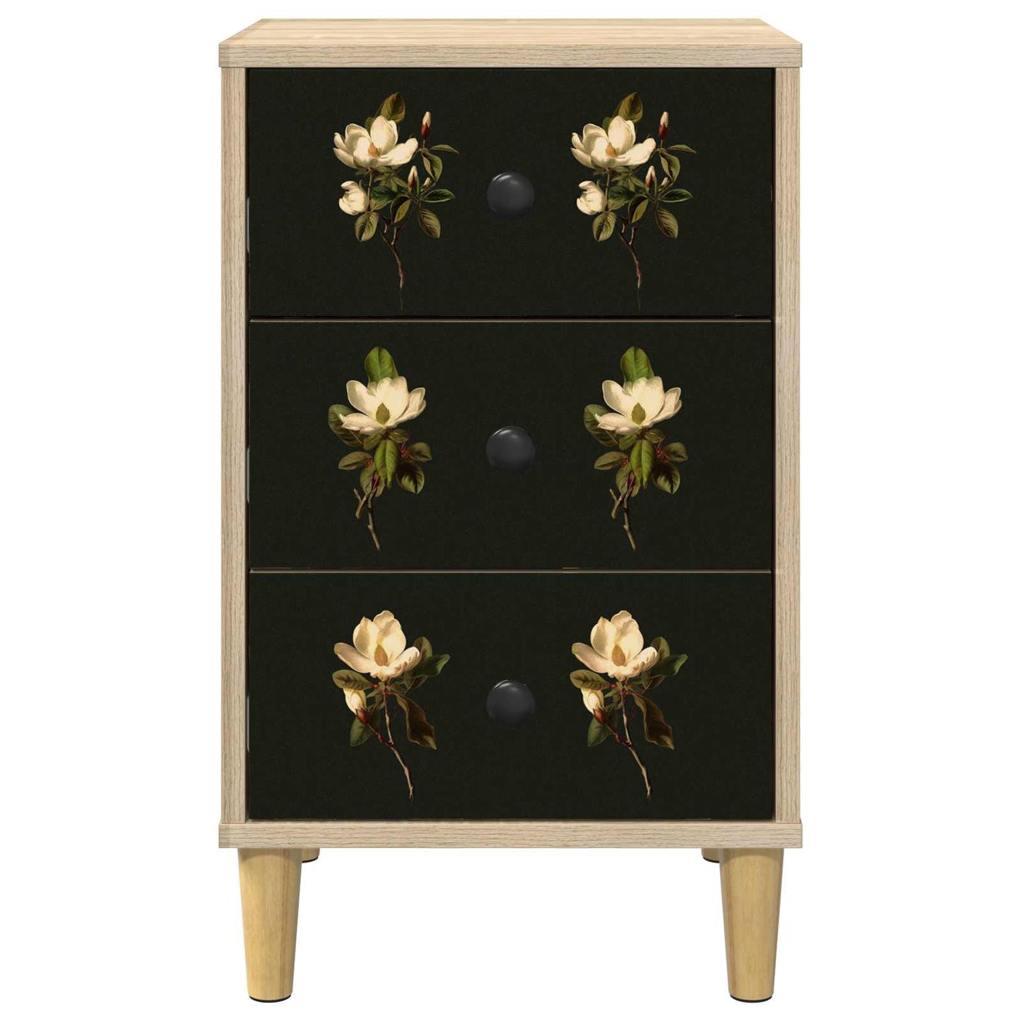 vidaXL Bedside Cabinet BREMEN 2 pcs Sonoma Oak 36 x 33 x 60 cm