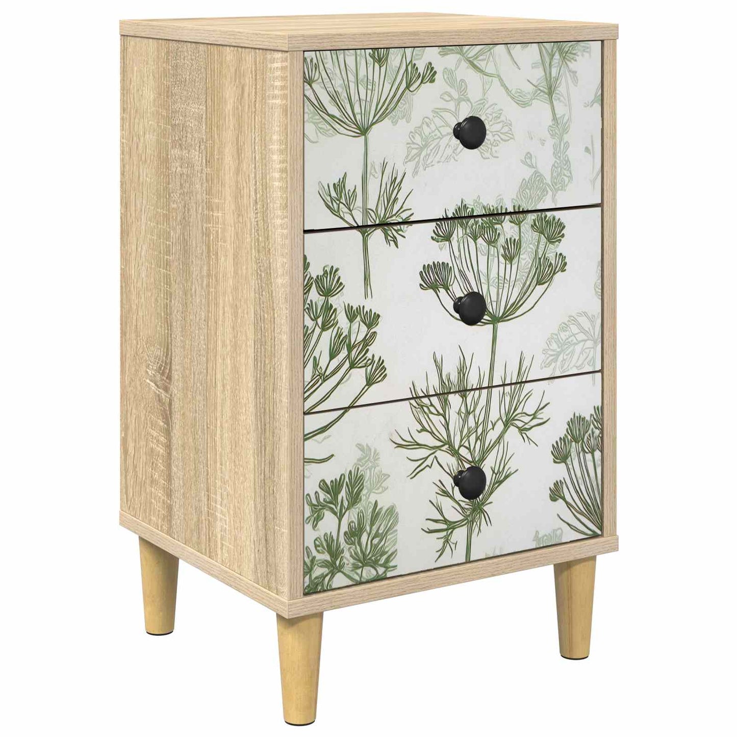vidaXL Bedside Cabinet GOTHA Sonoma Oak 36 x 33 x 60 cm