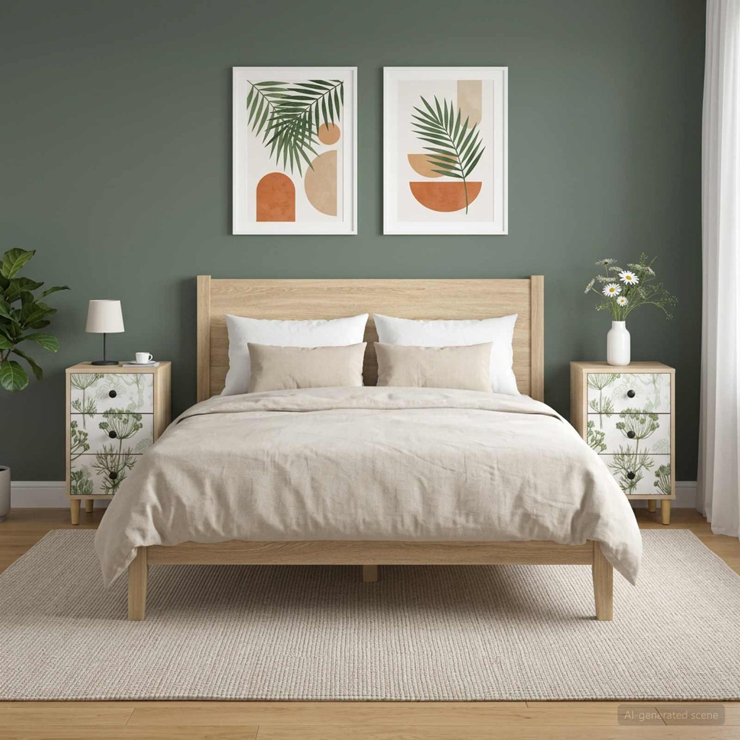 vidaXL Bedside Cabinet GOTHA 2 pcs Sonoma Oak 36 x 33 x 60 cm