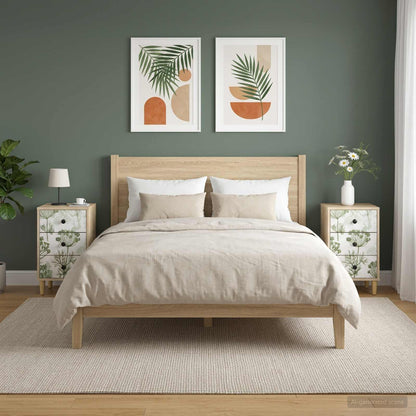 vidaXL Bedside Cabinet GOTHA 2 pcs Sonoma Oak 36 x 33 x 60 cm