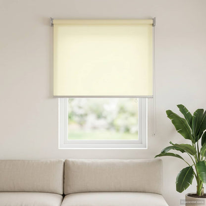 vidaXL Outdoor Roller Blind UV Protection Cream 105 x 140 cm (W x H)