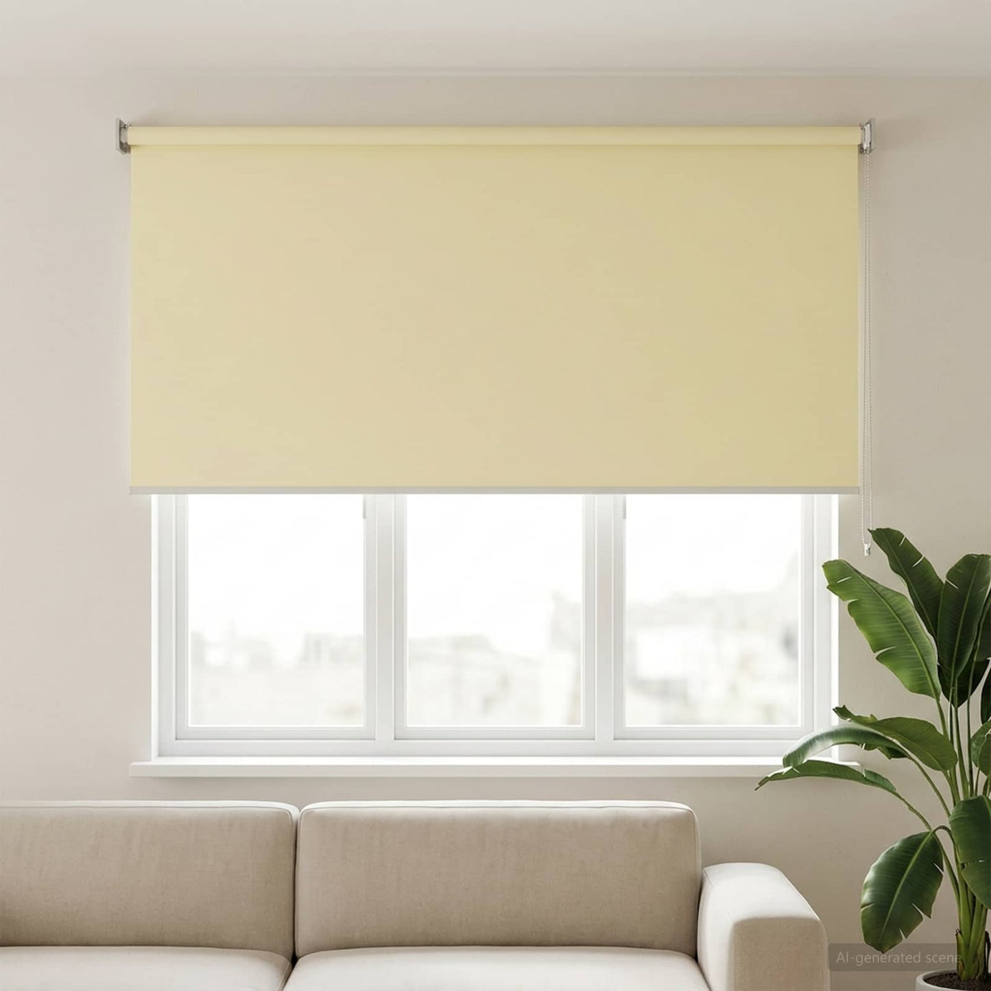 vidaXL Outdoor Roller Blind UV Protection Cream 165 x 140 cm (W x H)