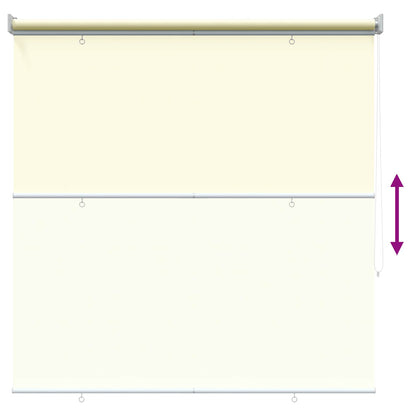vidaXL Outdoor Roller Blind UV Protection Cream 125 x 230 cm (W x H)