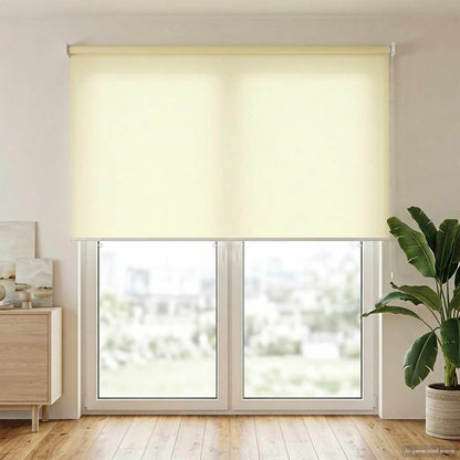 vidaXL Roller Blind UV Protection Cream 180 x 230 cm Polyester