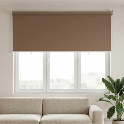 vidaXL Outdoor Roller Blind UV Protection Taupe 145 x 140 cm (W x H)