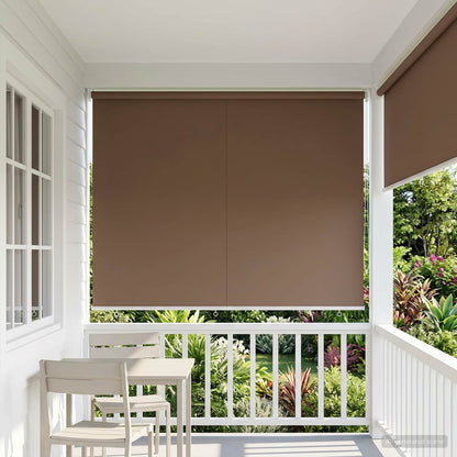 vidaXL Roller Blind UV Protection Taupe 180 x 140 cm Polyester