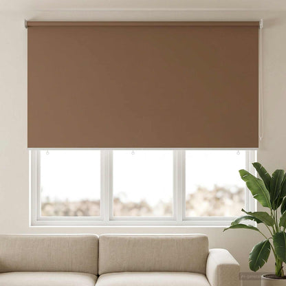 vidaXL Roller Blind UV Protection Taupe 200 x 140 cm Polyester