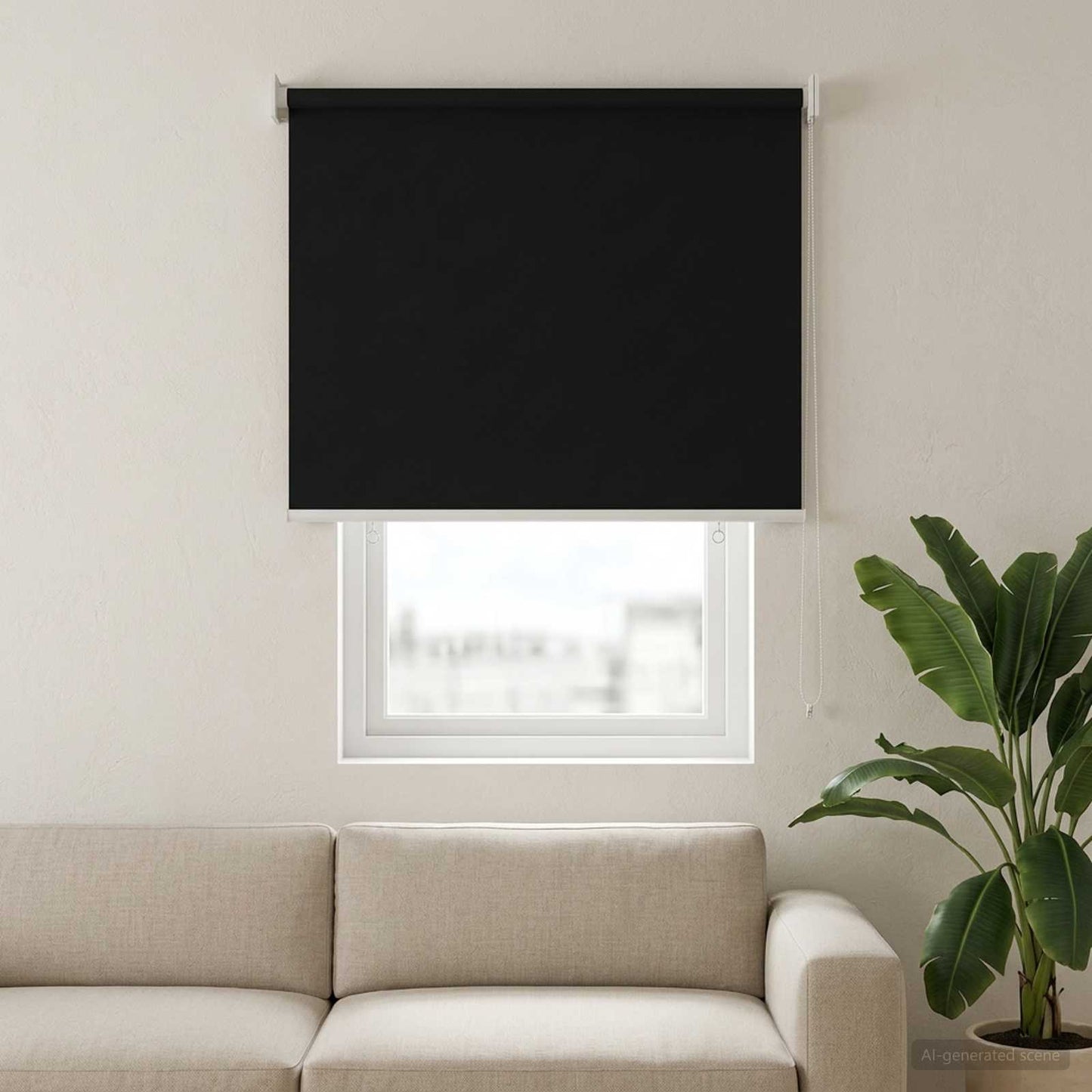 vidaXL Roller Blind UV Protection Anthracite 60 x 140 cm Polyester