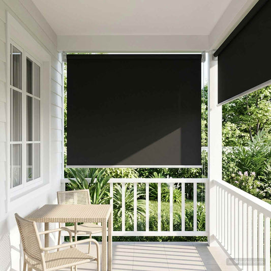 vidaXL Outdoor Roller Blind UV Protection Anthracite Polyester