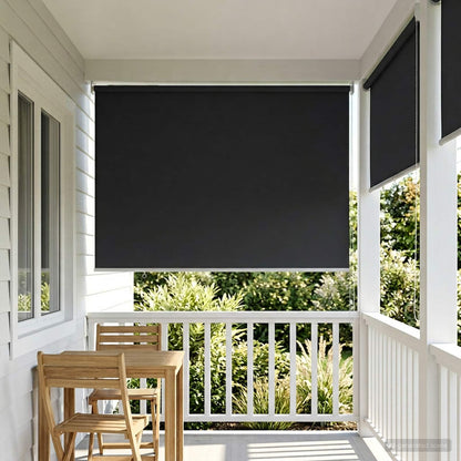 vidaXL Outdoor Roller Blind UV Protection Anthracite Polyester