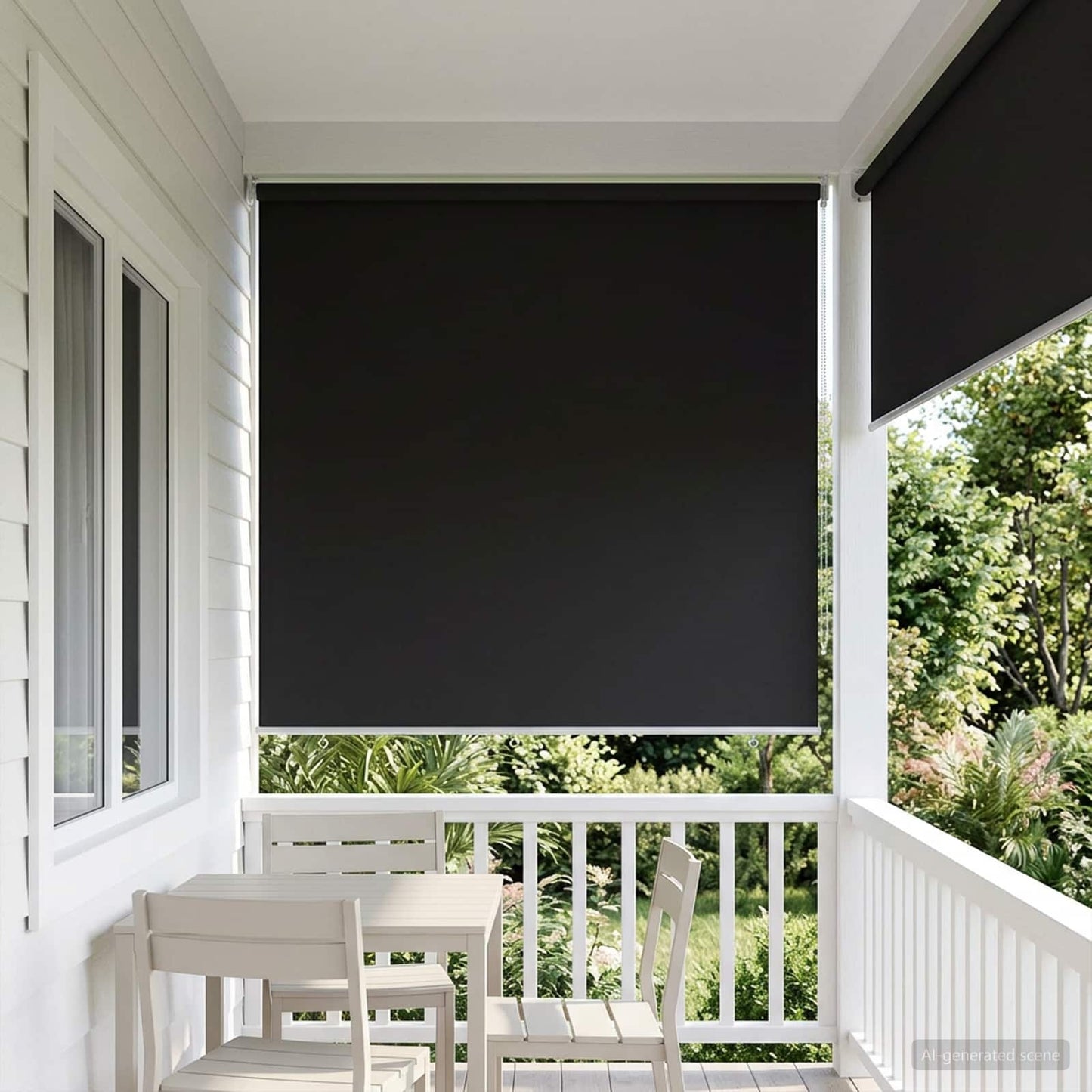 vidaXL Roller Blind UV Protection Anthracite 200 x 140 cm Polyester