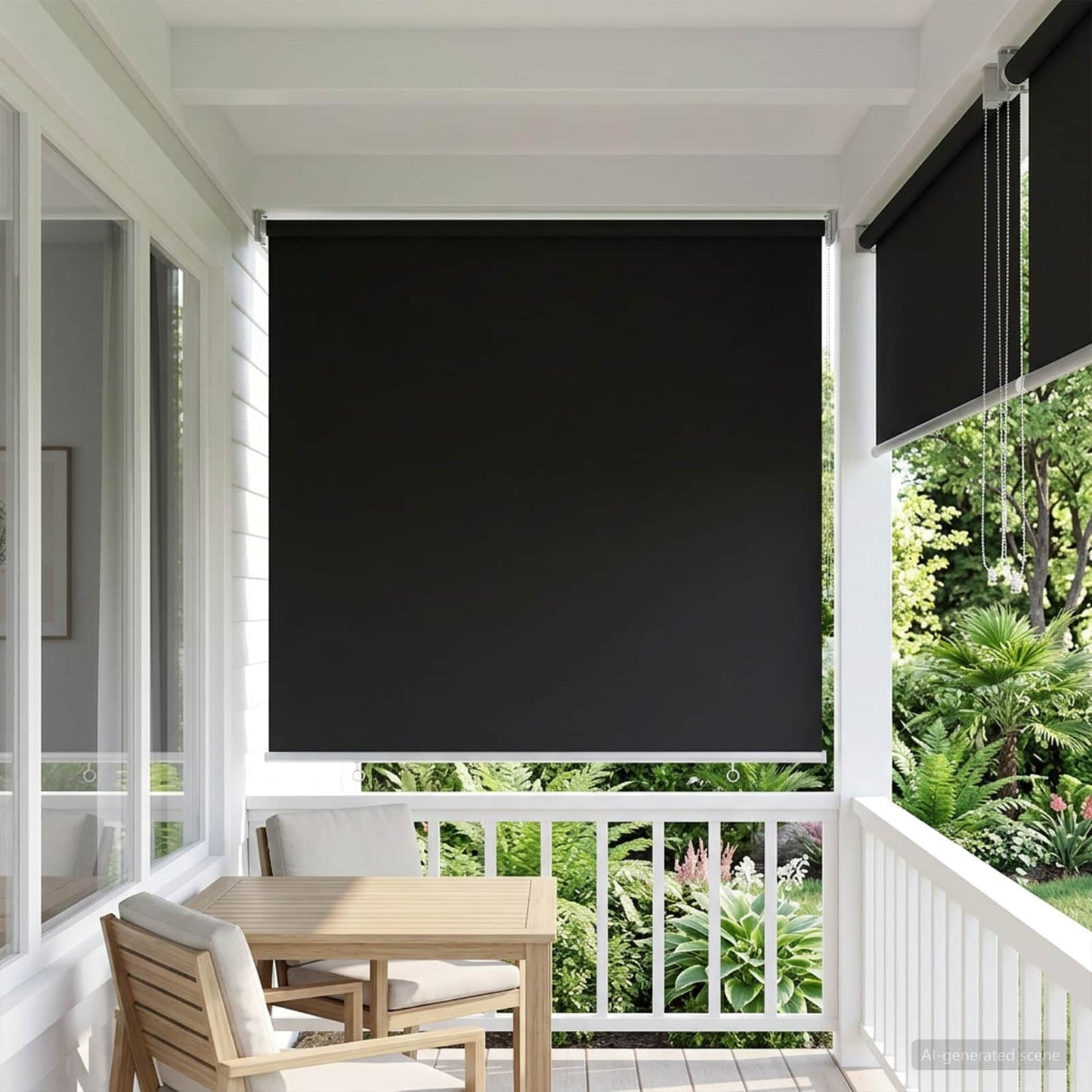 vidaXL Roller Blind UV Protection Anthracite 60 x 230 cm Polyester