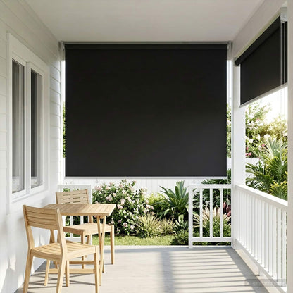 vidaXL Outdoor Roller Blind UV Protection Anthracite Polyester