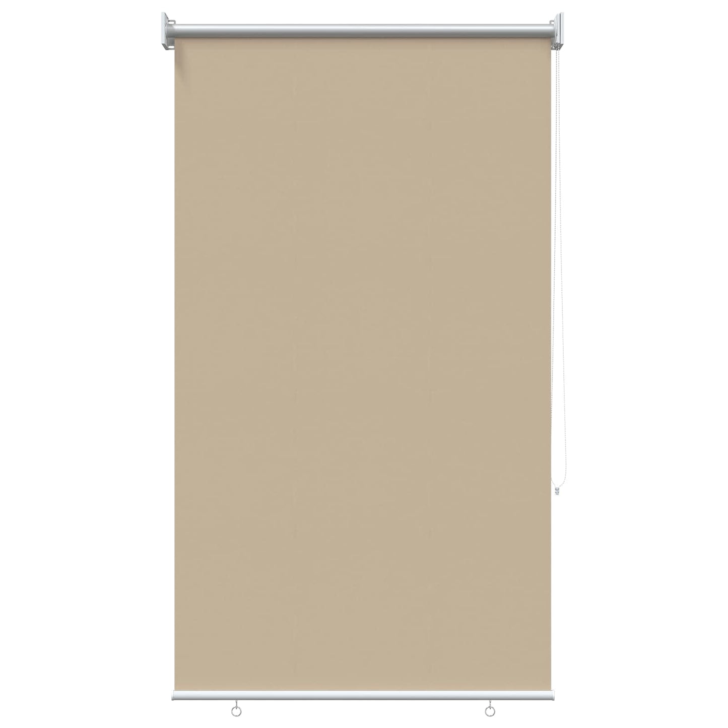 vidaXL Outdoor Roller Blind UV Protection Beige 85 x 140 cm (W x H)