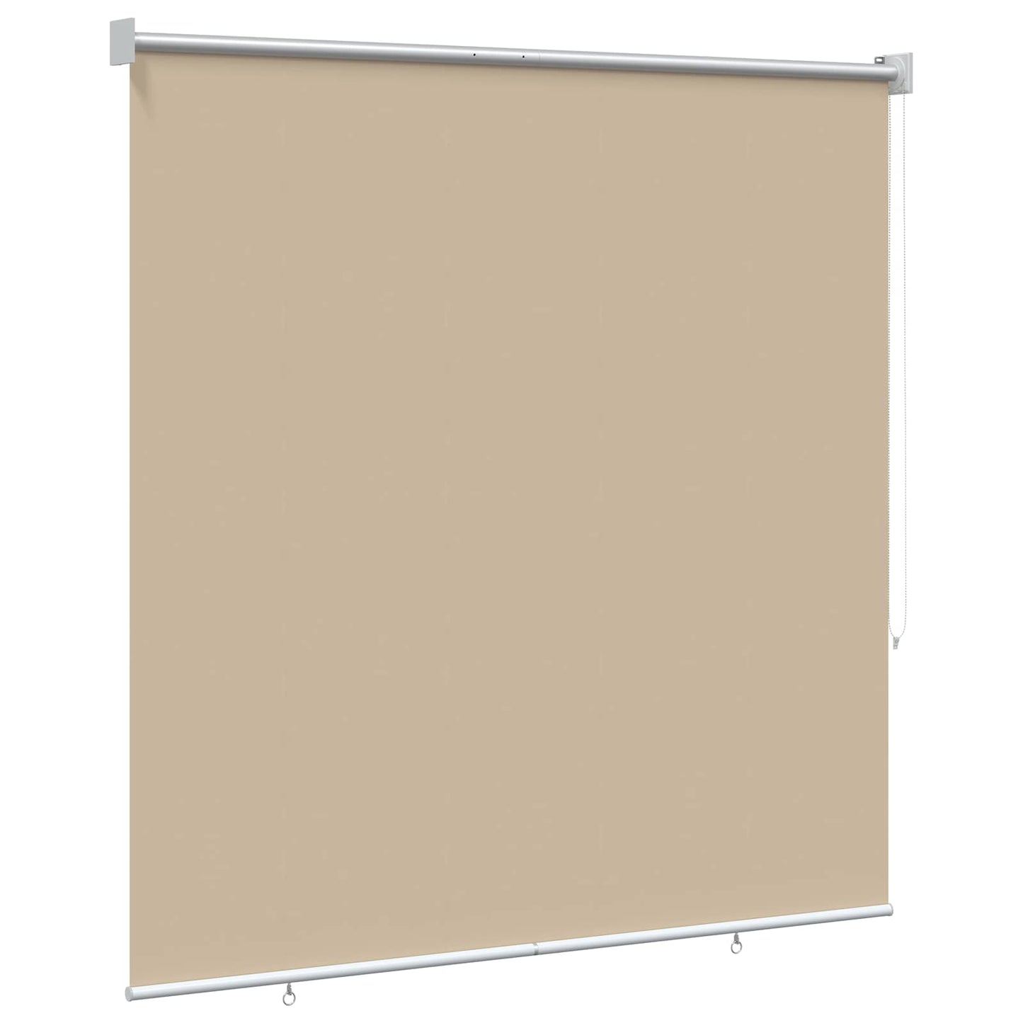 vidaXL Outdoor Roller Blind UV Protection Beige 145 x 140 cm (W x H)