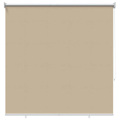 vidaXL Outdoor Roller Blind UV Protection Beige 145 x 140 cm (W x H)