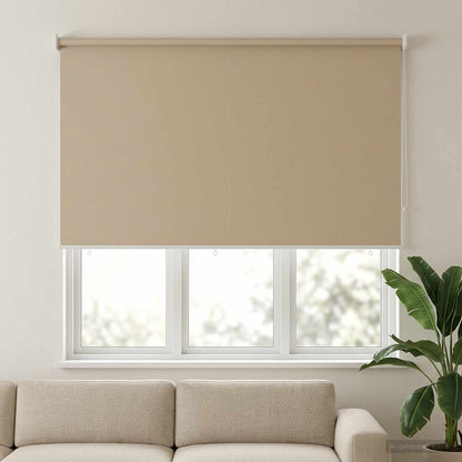 vidaXL Outdoor Roller Blind UV Protection Beige 205 x 140 cm (W x H)