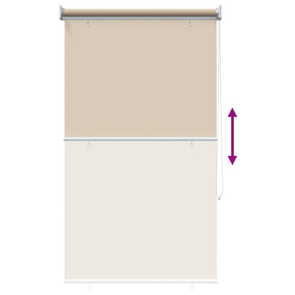 vidaXL Outdoor Roller Blind UV Protection Beige 60 x 230 cm