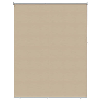 vidaXL Roller Blind UV Protection Beige 160 x 230 cm Polyester