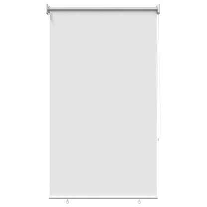 vidaXL Roller Blind UV Protection White 100 x 140 cm Polyester
