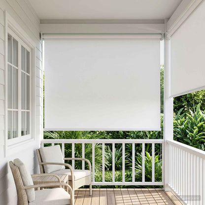vidaXL Roller Blind UV Protection White 60 x 230 cm Polyester
