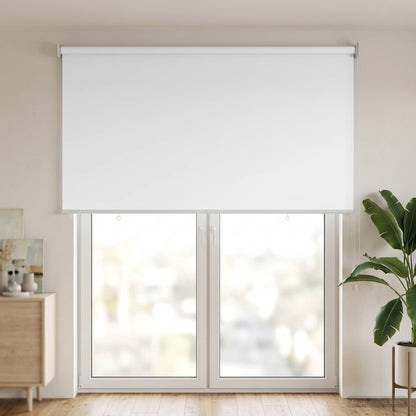 vidaXL Roller Blind UV Protection White 100 x 230 cm Polyester