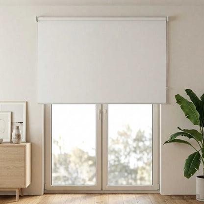 vidaXL Outdoor Roller Blind UV Protection White 165 x 230 cm (W x H)