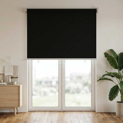 vidaXL Outdoor Roller Blind UV Protection Black 85 x 230 cm (W x H)